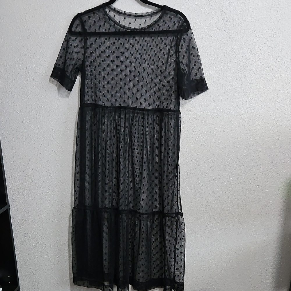 Black Sheer Dress